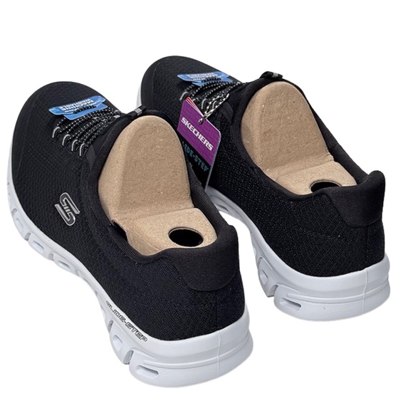Skechers Glide-Step Resilience Shoes - NEW Womens 9.5 Wide Black - #48472-TOP3 - Picture 3 of 4